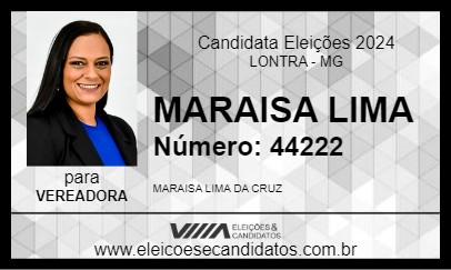 Candidato MARAISA LIMA 2024 - LONTRA - Eleições