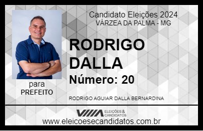 Candidato RODRIGO DALLA 2024 - VÁRZEA DA PALMA - Eleições