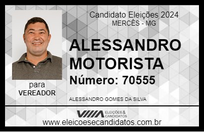 Candidato ALESSANDRO MOTORISTA 2024 - MERCÊS - Eleições