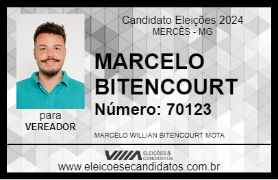 Candidato MARCELO BITENCOURT 2024 - MERCÊS - Eleições