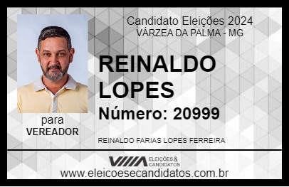 Candidato REINALDO LOPES 2024 - VÁRZEA DA PALMA - Eleições