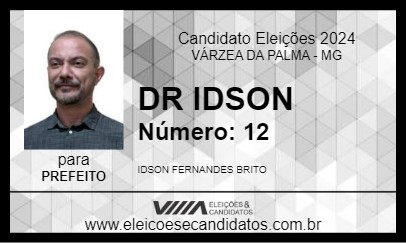 Candidato DR IDSON 2024 - VÁRZEA DA PALMA - Eleições