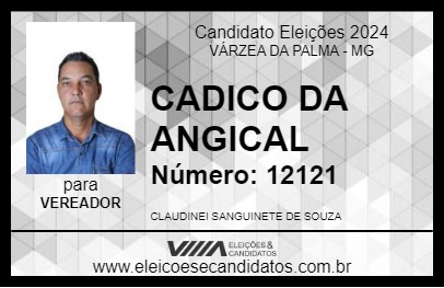 Candidato CADICO DO ANGICAL 2024 - VÁRZEA DA PALMA - Eleições