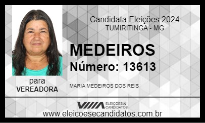 Candidato MEDEIROS 2024 - TUMIRITINGA - Eleições