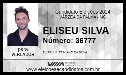 Candidato ELISEU SILVA 2024 - VÁRZEA DA PALMA - Eleições