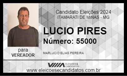 Candidato LUCIO PIRES 2024 - ITAMARATI DE MINAS - Eleições