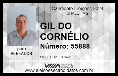 Candidato GIL DO CORNÉLIO 2024 - CHALÉ - Eleições