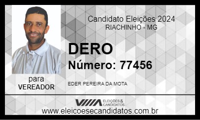 Candidato DERO 2024 - RIACHINHO - Eleições