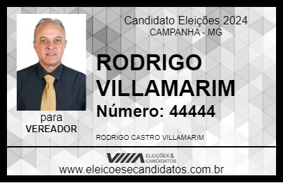 Candidato RODRIGO VILLAMARIM 2024 - CAMPANHA - Eleições