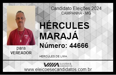 Candidato HÉRCULES MARAJÁ 2024 - CAMPANHA - Eleições