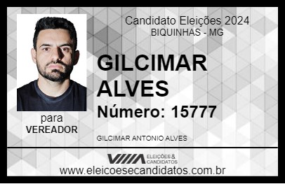 Candidato GILCIMAR ALVES 2024 - BIQUINHAS - Eleições