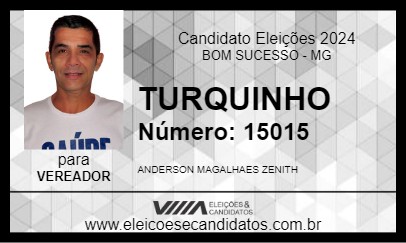 Candidato TURQUINHO 2024 - BOM SUCESSO - Eleições