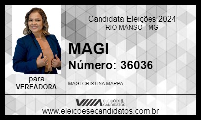 Candidato MAGI 2024 - RIO MANSO - Eleições