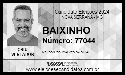 Candidato BAIXINHO 2024 - NOVA SERRANA - Eleições