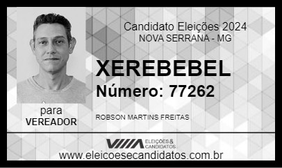 Candidato XEREBEBEL 2024 - NOVA SERRANA - Eleições