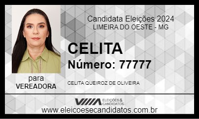 Candidato CELITA 2024 - LIMEIRA DO OESTE - Eleições