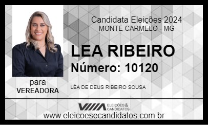 Candidato LEA RIBEIRO 2024 - MONTE CARMELO - Eleições