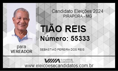 Candidato TIÃO REIS 2024 - PIRAPORA - Eleições