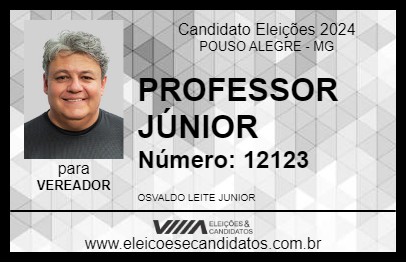 Candidato PROFESSOR JÚNIOR 2024 - POUSO ALEGRE - Eleições