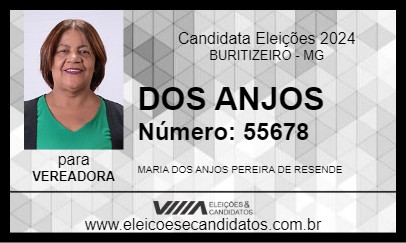 Candidato DOS ANJOS 2024 - BURITIZEIRO - Eleições