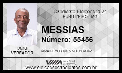 Candidato MESSIAS 2024 - BURITIZEIRO - Eleições