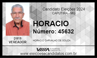 Candidato HORACIO 2024 - CAPUTIRA - Eleições