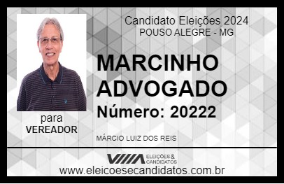 Candidato MARCINHO ADVOGADO 2024 - POUSO ALEGRE - Eleições