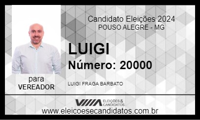 Candidato LUIGI 2024 - POUSO ALEGRE - Eleições