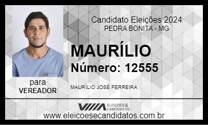 Candidato MAURÍLIO 2024 - PEDRA BONITA - Eleições