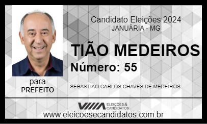 Candidato TIÃO MEDEIROS 2024 - JANUÁRIA - Eleições