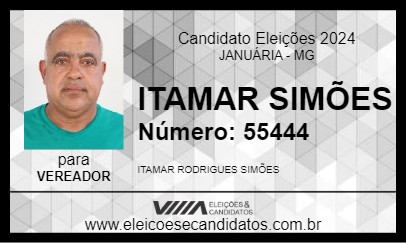 Candidato ITAMAR SIMÕES 2024 - JANUÁRIA - Eleições