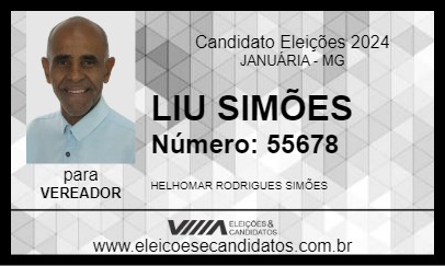 Candidato LIU SIMÕES 2024 - JANUÁRIA - Eleições