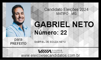 Candidato GABRIEL NETO 2024 - MATIPÓ - Eleições