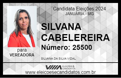 Candidato SILVANA CABELEREIRA 2024 - JANUÁRIA - Eleições