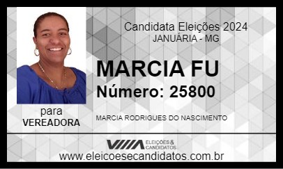 Candidato MARCIA FU 2024 - JANUÁRIA - Eleições