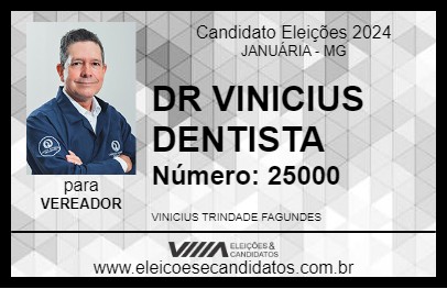 Candidato DR VINICIUS DENTISTA 2024 - JANUÁRIA - Eleições