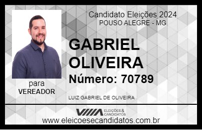 Candidato GABRIEL OLIVEIRA 2024 - POUSO ALEGRE - Eleições