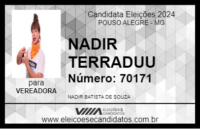 Candidato NADIR TERRADUU 2024 - POUSO ALEGRE - Eleições