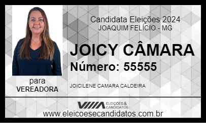 Candidato JOICY CÂMARA 2024 - JOAQUIM FELÍCIO - Eleições