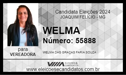 Candidato WELMA 2024 - JOAQUIM FELÍCIO - Eleições