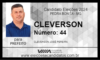 Candidato CLEVERSON 2024 - PEDRA BONITA - Eleições