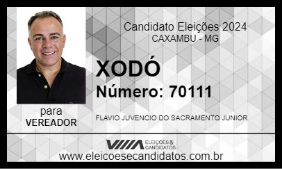 Candidato XODÓ 2024 - CAXAMBU - Eleições