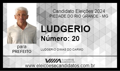 Candidato LUDGERIO 2024 - PIEDADE DO RIO GRANDE - Eleições