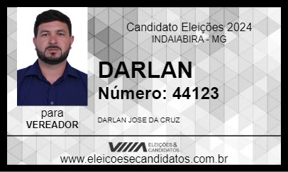 Candidato DARLAN 2024 - INDAIABIRA - Eleições