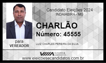 Candidato CHARLÃO 2024 - INDAIABIRA - Eleições