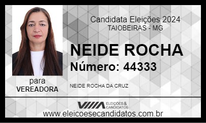 Candidato NEIDE ROCHA 2024 - TAIOBEIRAS - Eleições