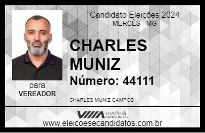 Candidato CHARLES MUNIZ 2024 - MERCÊS - Eleições