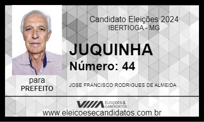 Candidato JUQUINHA 2024 - IBERTIOGA - Eleições