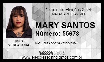 Candidato MARY SANTOS 2024 - MALACACHETA - Eleições