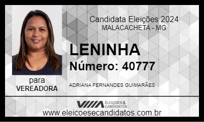 Candidato LENINHA 2024 - MALACACHETA - Eleições